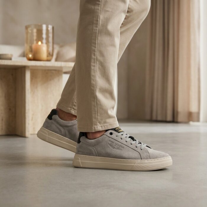 PME Legend PME Clevis Sneakers grijs Suède