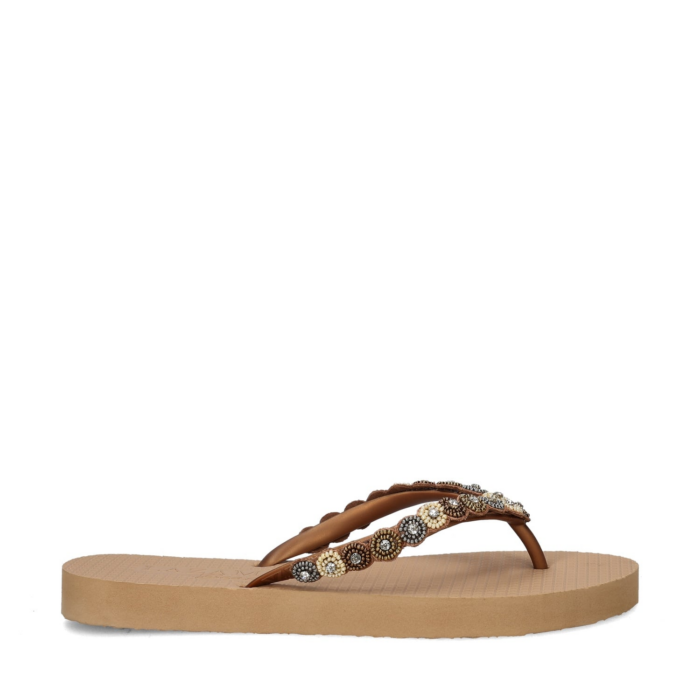 Lazamani Beach slippers – Beige