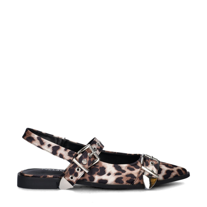Nelson ballerinas & instappers – Bruin