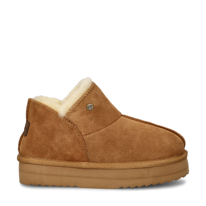 Warmbat Australia Willow Plateau gevoerde boots – Cognac