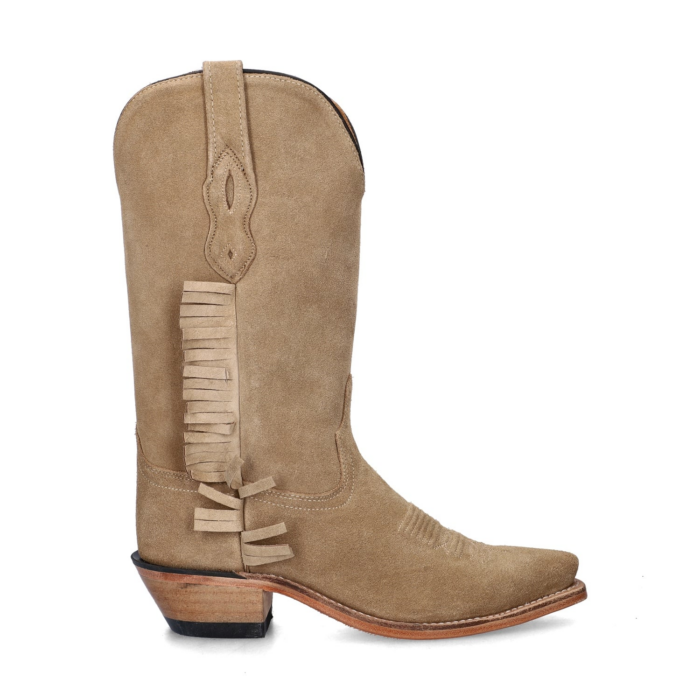 Bootstock Ruffle cowboylaarzen – Beige