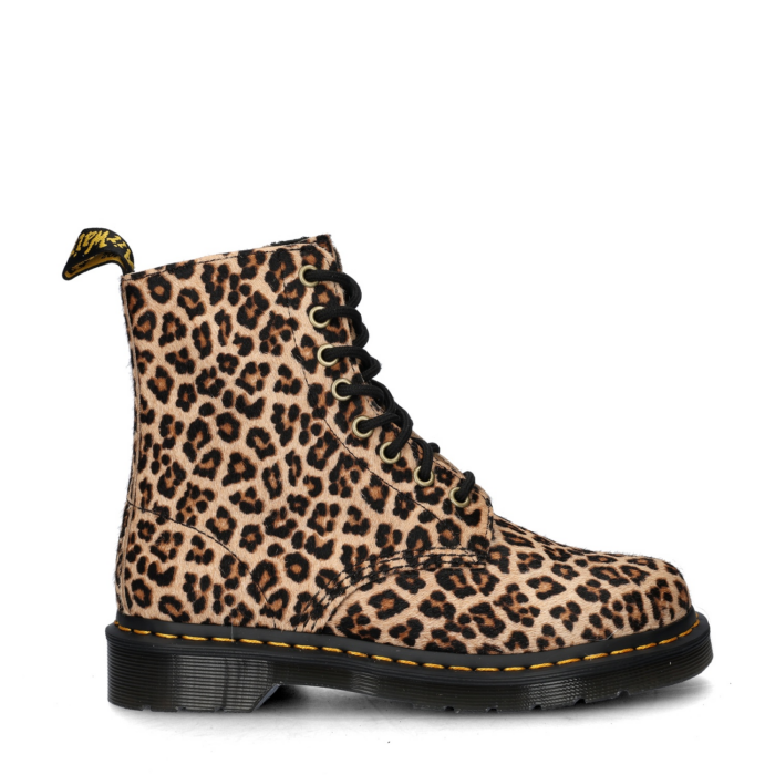 Dr. Martens 1460 Pascal Leopard veterboots – Bruin