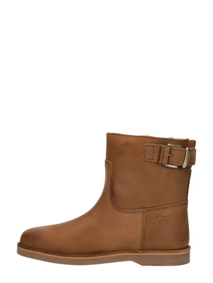 Aqa Enkellaarsjes Plat – Cognac