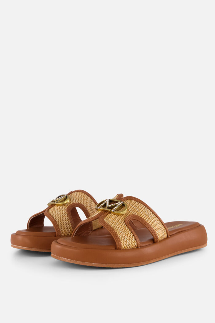 Mexx Rami Pacha Slippers cognac Synthetisch