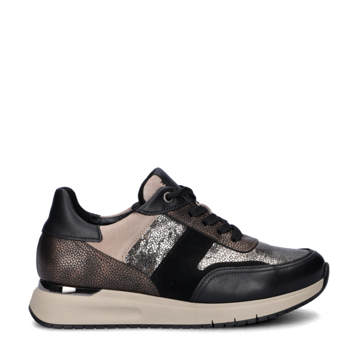 Gabor Comfort Optifit lage sneakers – Zwart