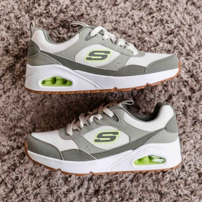 Skechers Uno Retro Groove Sneakers wit