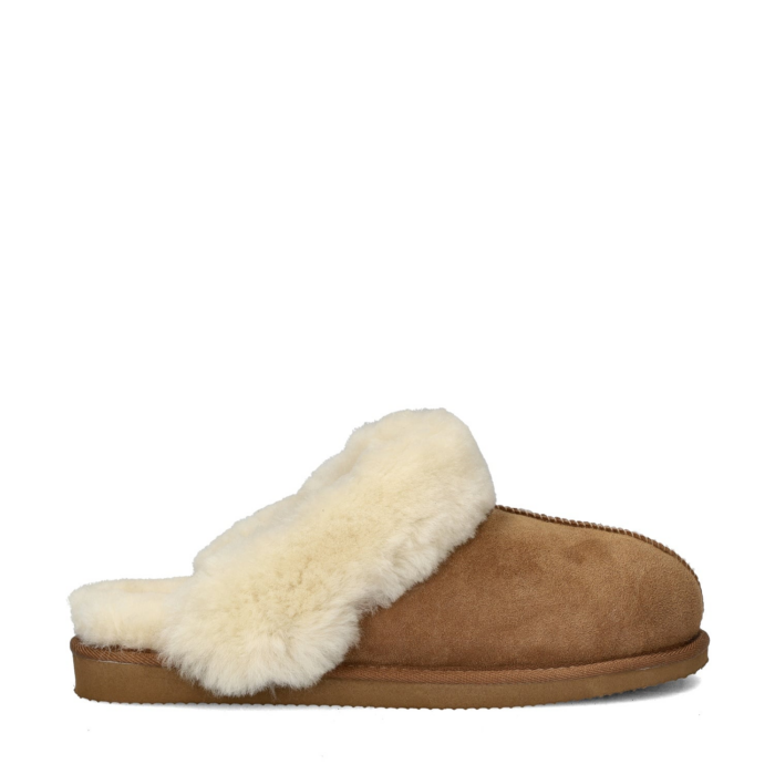 Shepherd pantoffels – Cognac