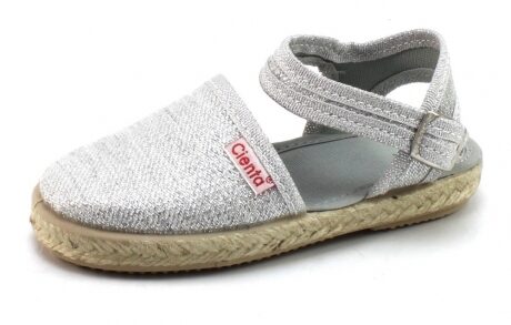 Cienta espadrille Zilver CIE17 – Blauw,Zilver