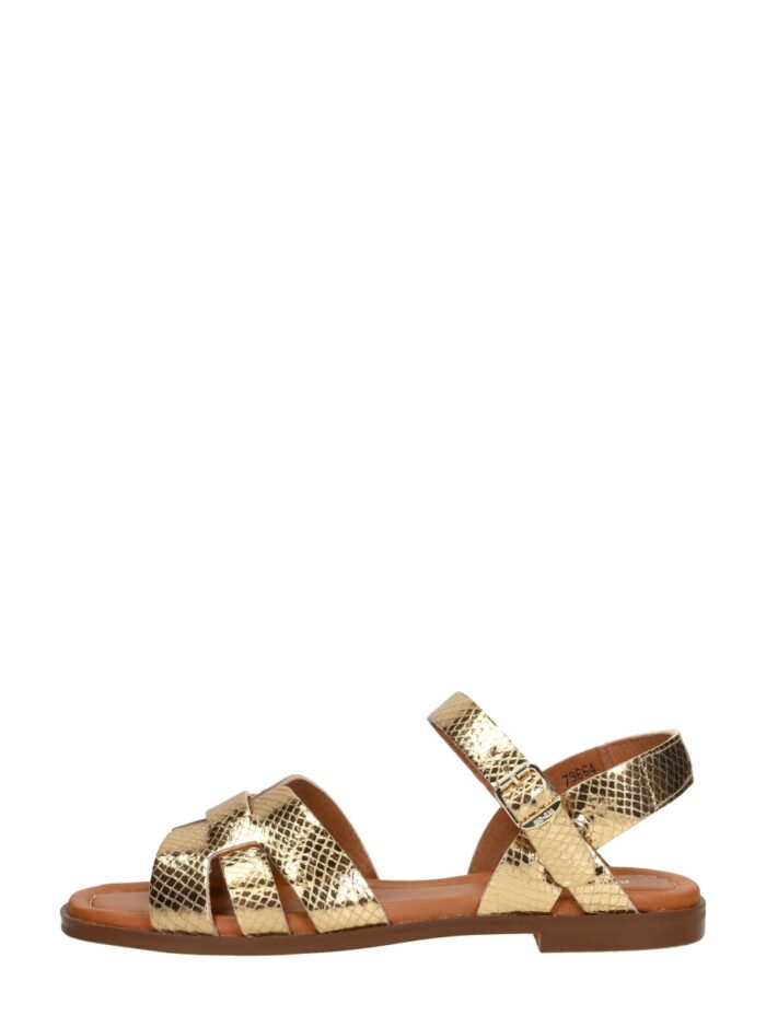 Red Rag Sandalen Plat – Goudkleur