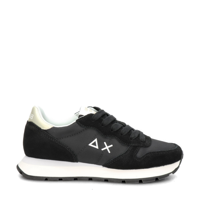Sun 68 Ally Gold Silver lage sneakers – Zwart