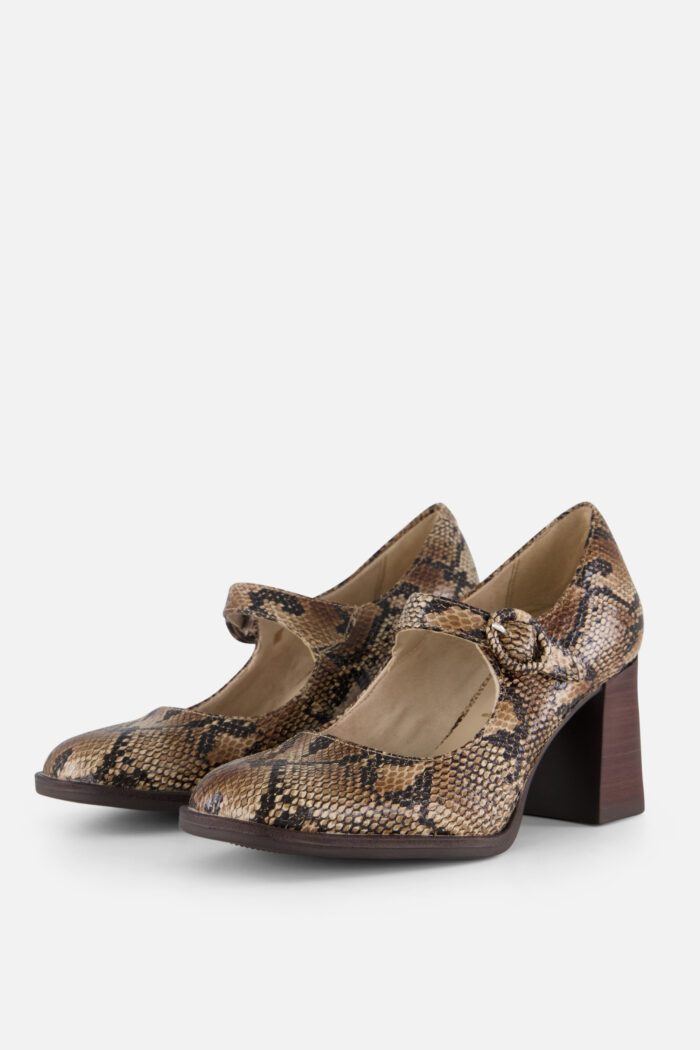 tamaris Mary Jane Pumps bruin Synthetisch – Taupe