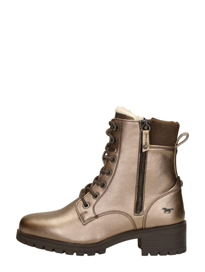 mustang Veterschoenen Hoog – Goudkleur