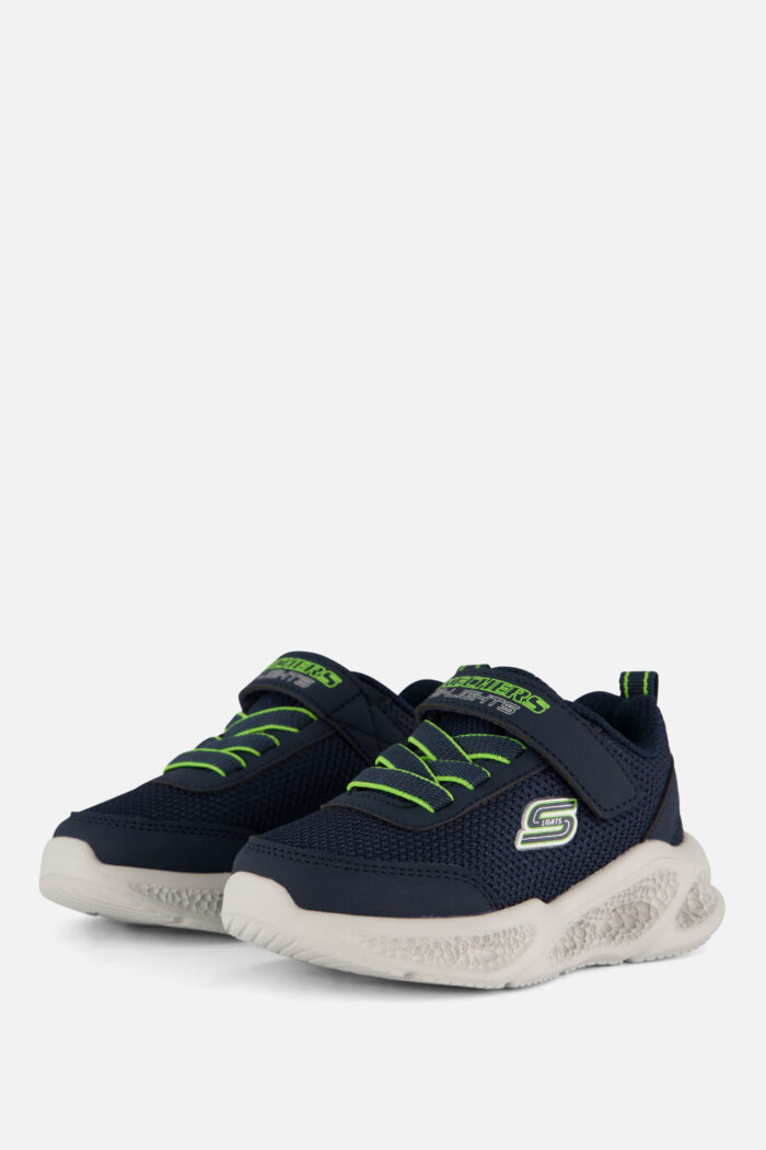 Skechers Meteor Lights Sneakers blauw Synthetisch