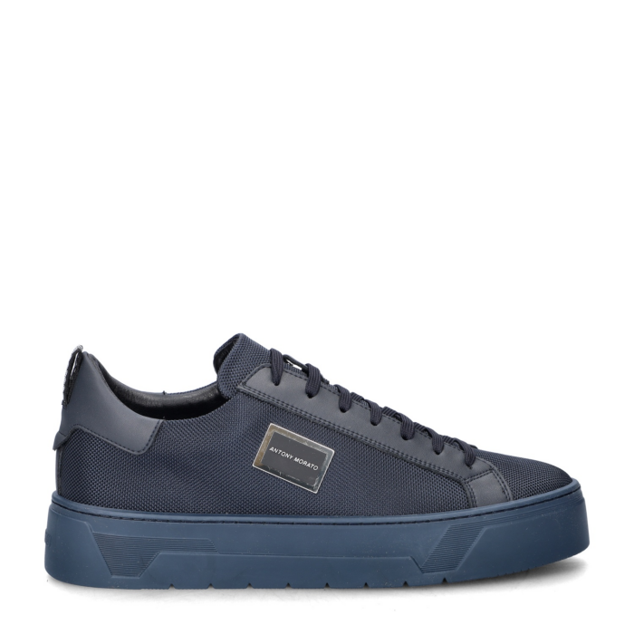 Antony Morato Metal Bold lage sneakers – Blauw