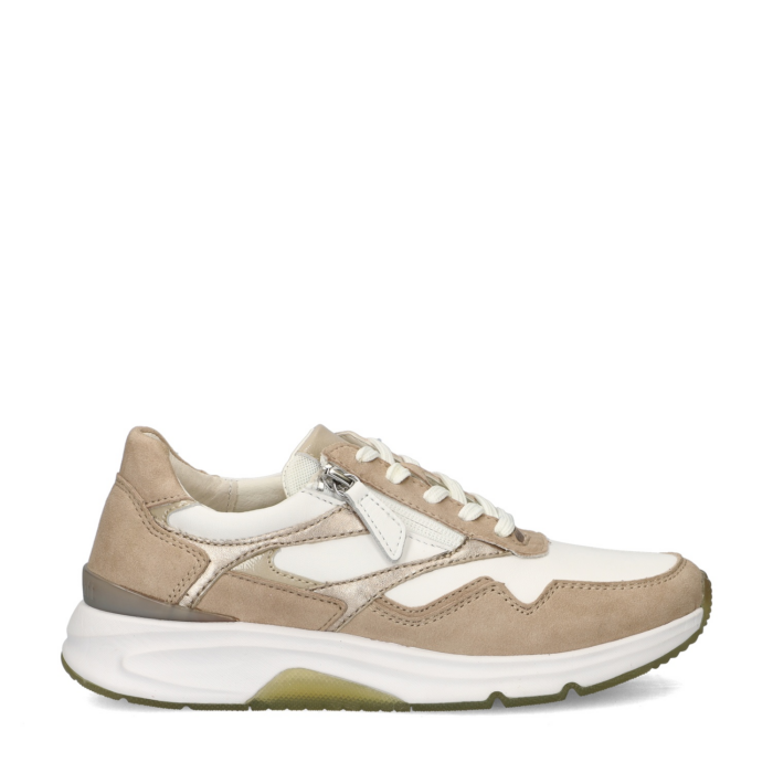 Gabor Rollingsoft lage sneakers – Beige