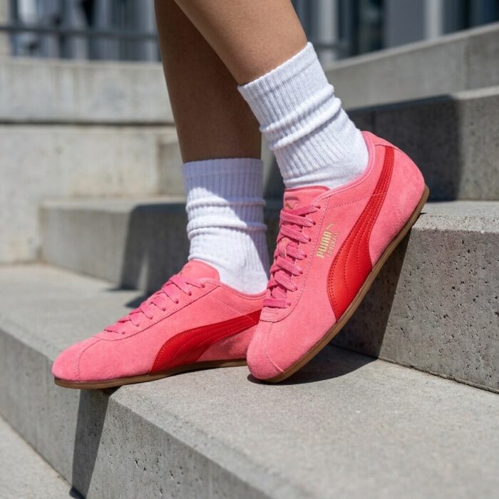 Puma Tackle Sneakers roze Suède