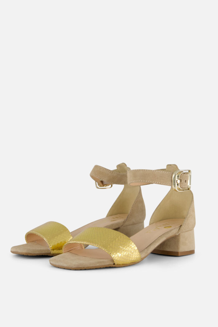 Linea Zeta Linea Zeta Sandalen beige Suede
