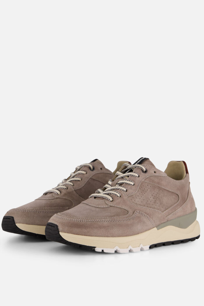 Floris van Bommel Floris van Bommel De Treener Sneakers taupe – Turquoise
