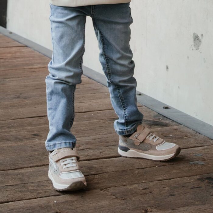 Shoesme Trainer Sneakers beige Leer