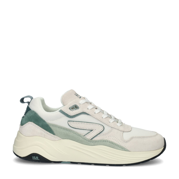 Hub Glide lage sneakers – Wit