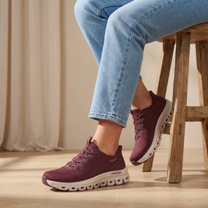 Skechers Slip-ins Glide-Step Elevate Instappers – Bordeaux