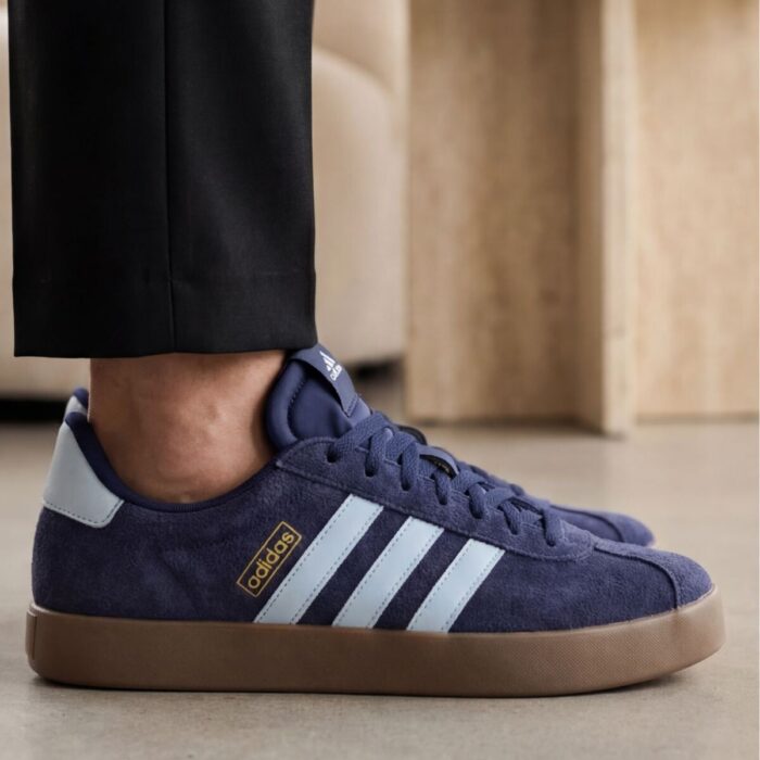 Adidas VL Court 3.0 Sneakers blauw Leer
