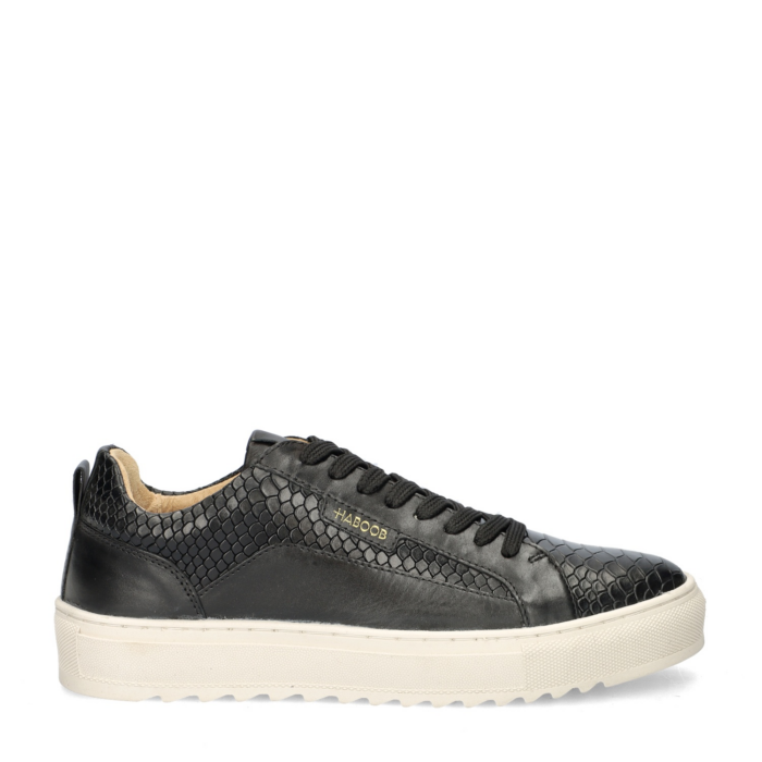 Haboob Nigel lage sneakers – Zwart