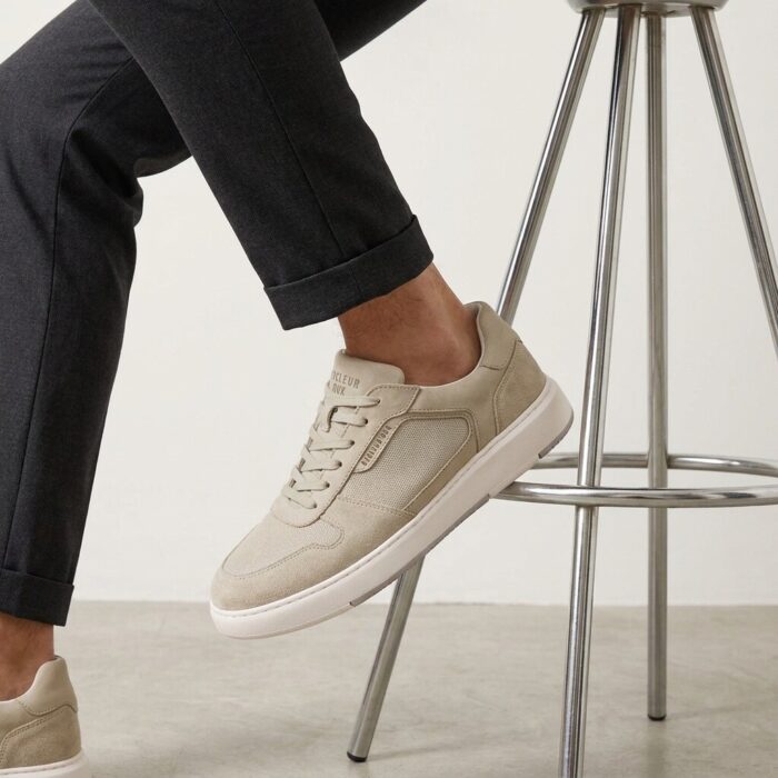 Cycleur de luxe Cycleur De Luxe K9 Sneakers beige Leer – Grijs