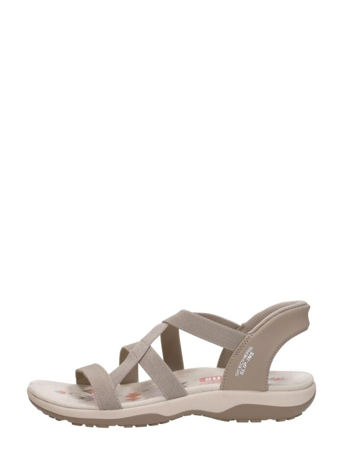 Skechers Reggae Slim Sandalen taupe Textiel