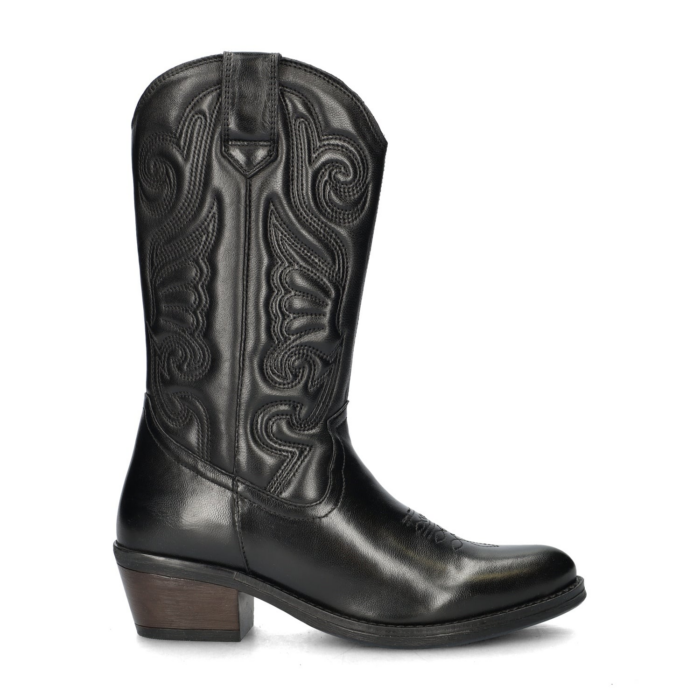 Nelson cowboylaarzen – Zwart