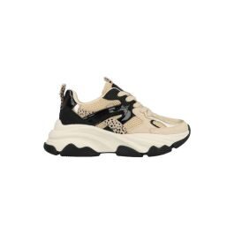 POSH by Poelman Gigi chunky sneakers beige – Beige met combinatie