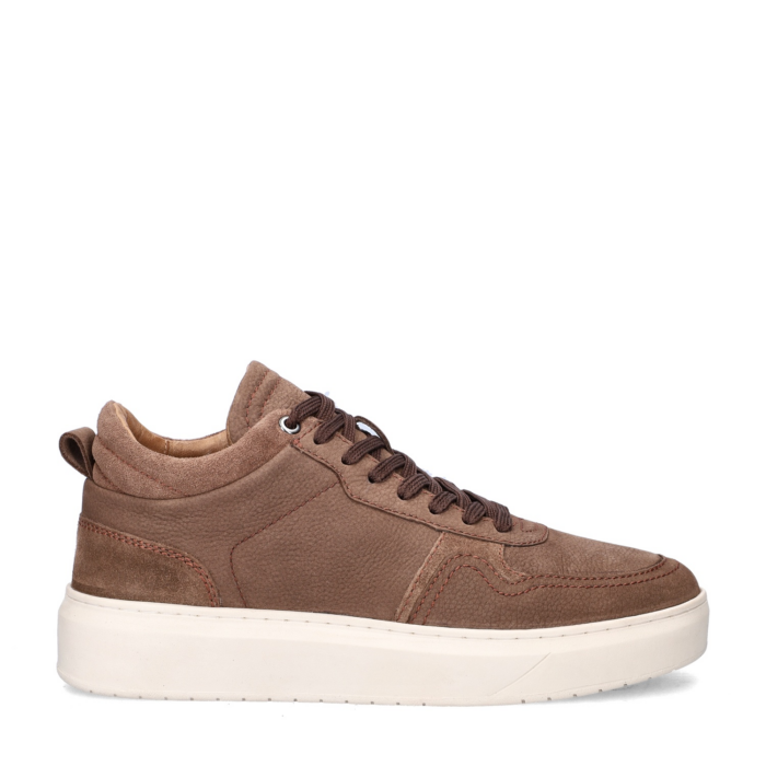 Nelson lage sneakers – Bruin