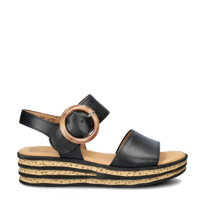 Gabor Comfort sandalen – Zwart