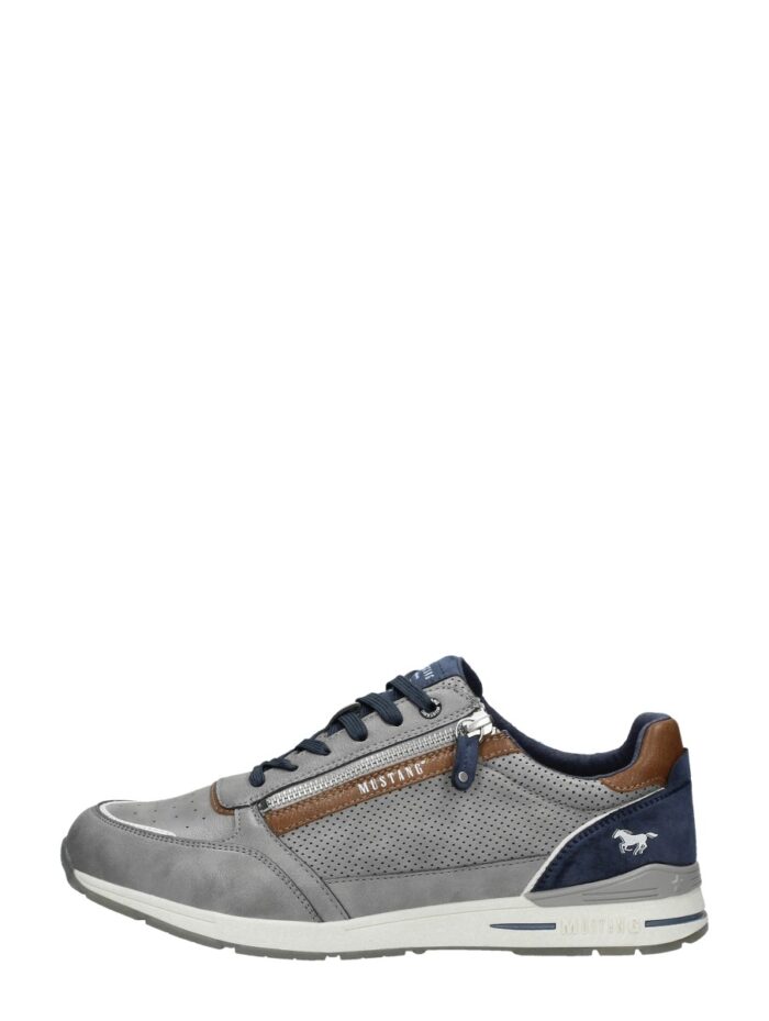 mustang Sneakers grijs Synthetisch