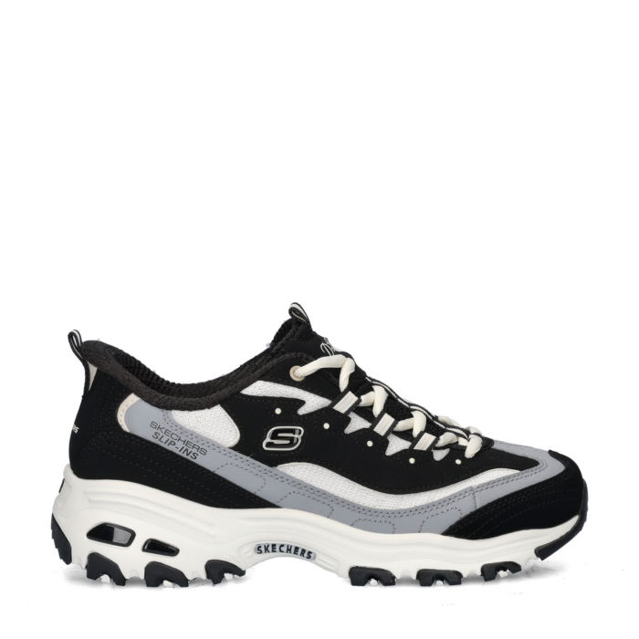 Skechers Hands Free Slip-Ins D’Lites lage sneakers – Zwart