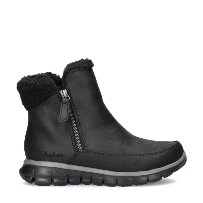 Skechers Synergy rits- & gesloten boots – Zwart