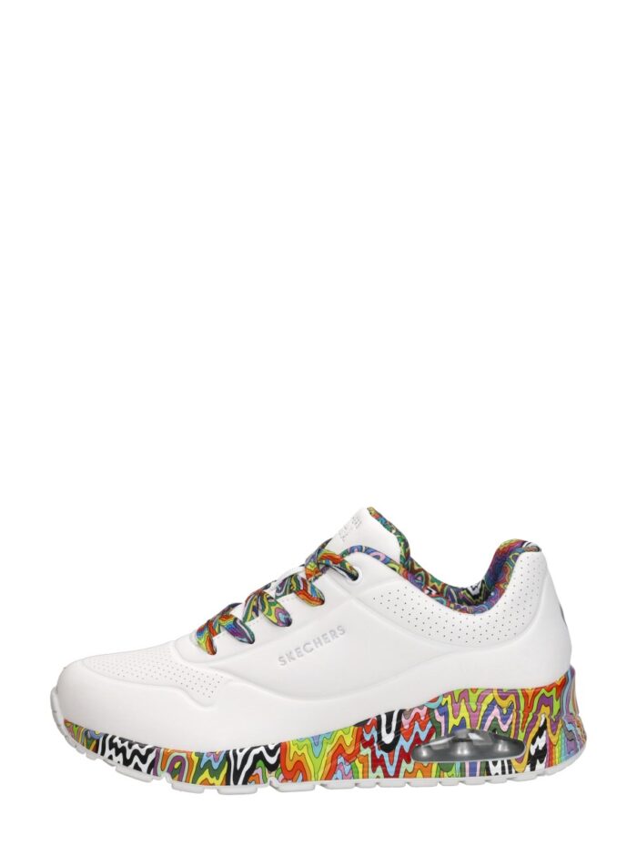 Skechers Jen Stark: Uno Mini Drip – Wit
