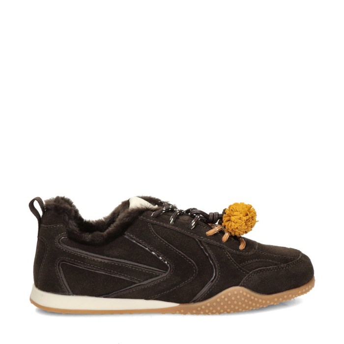 Nelson lage sneakers – Bruin