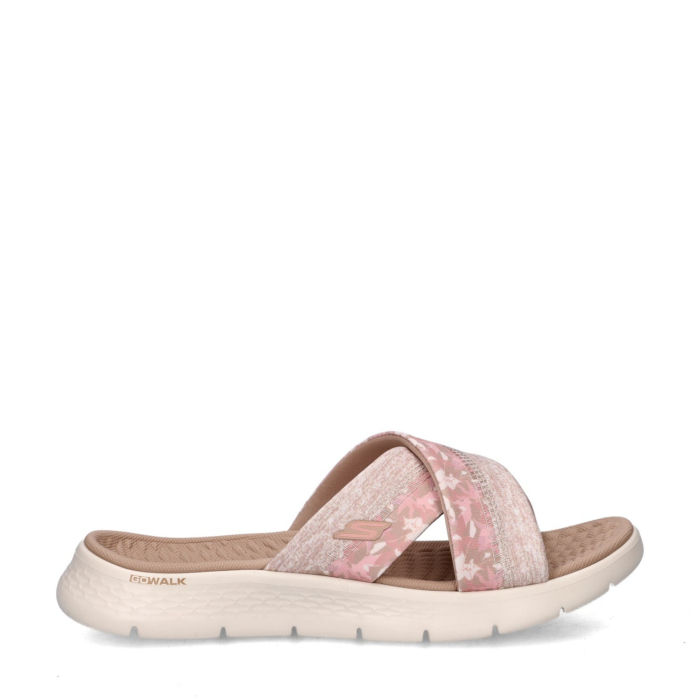 Skechers Go Walk Flex slippers – Roze
