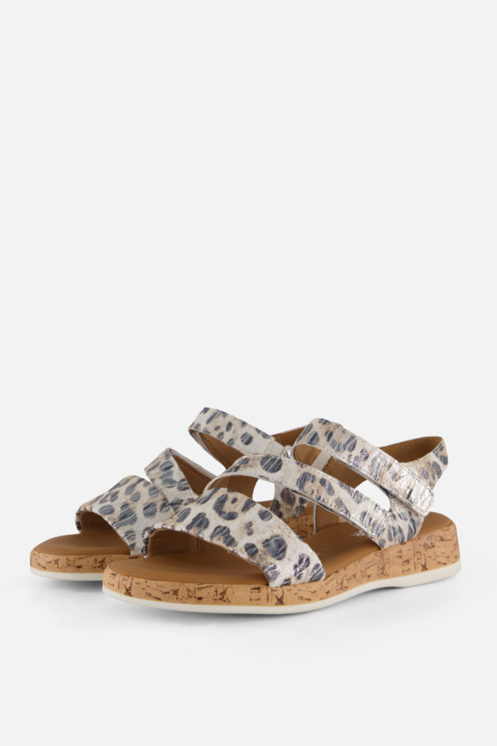 Gabor Sandalen panterprint Synthetisch – Wit