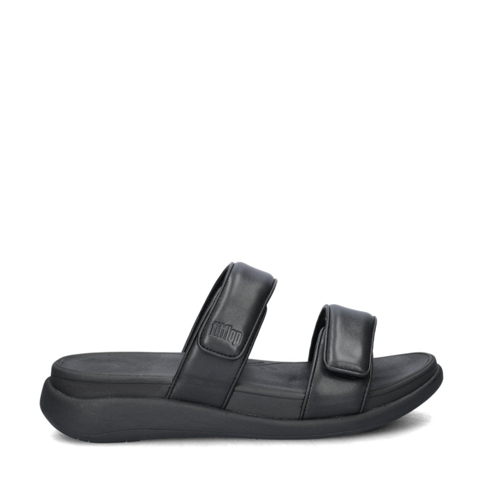 FitFlop F-Mode Go Adjustable slippers – Zwart