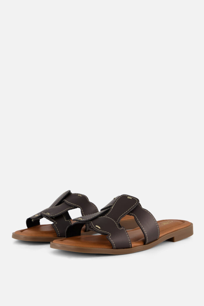 Cellini Slippers bruin Leer