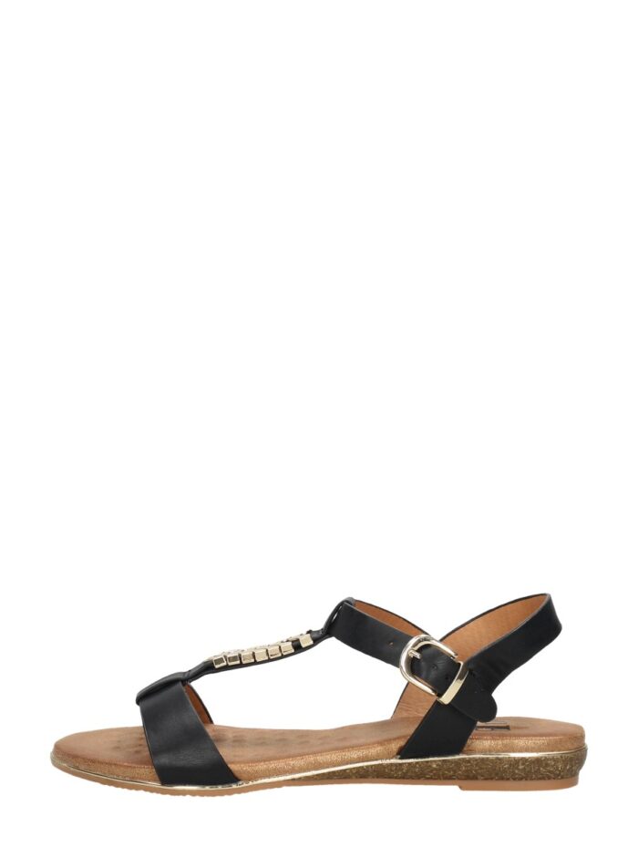 Sub55 Sandalen Plat – Zwart