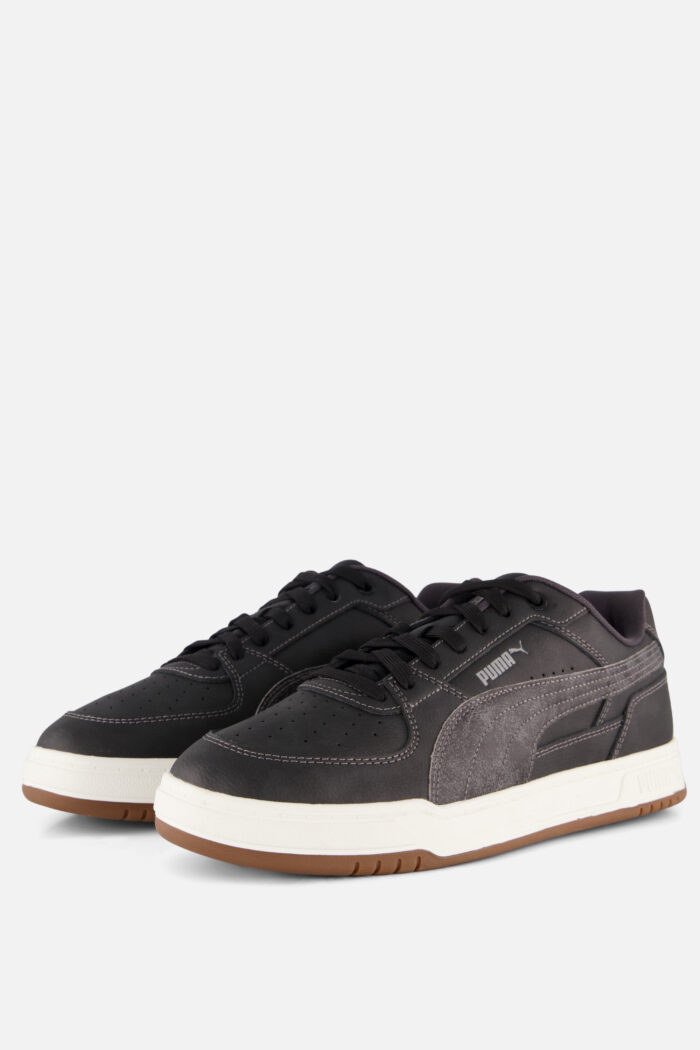 Puma Caven III Crafted Leather Sneakers zwart Leer