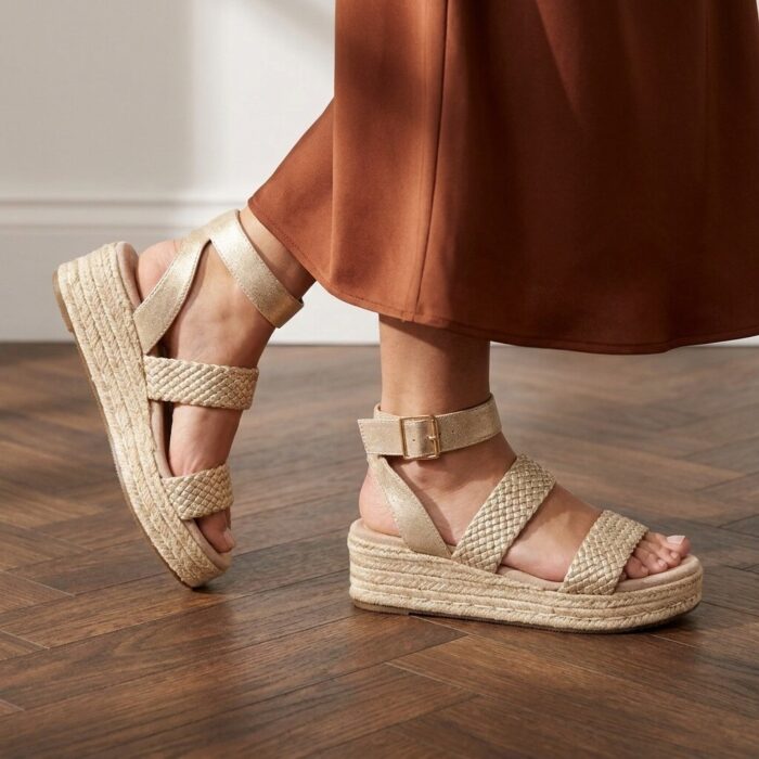 Cellini Espadrilles goud Synthetisch