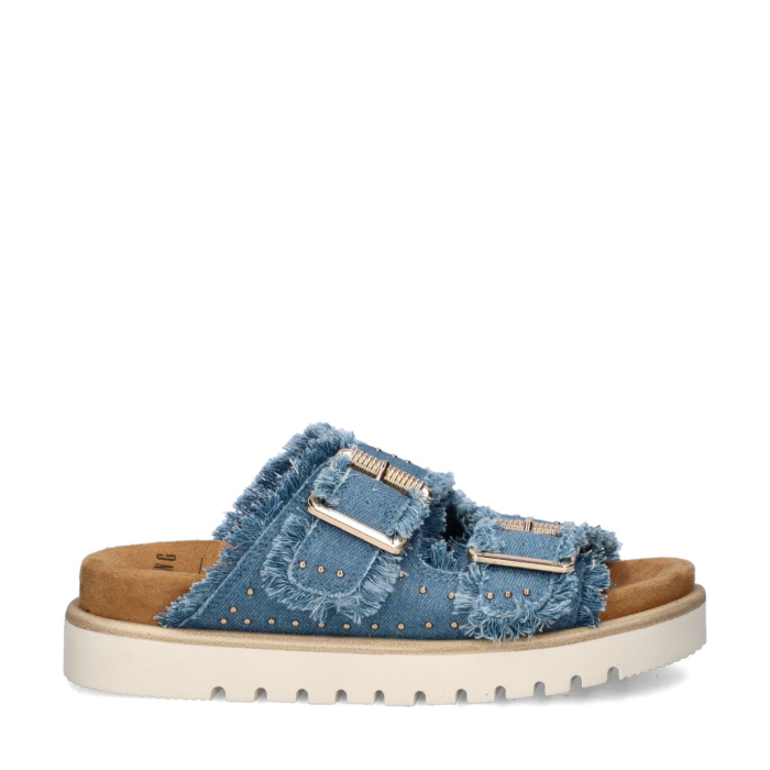 Mustang slippers – Blauw