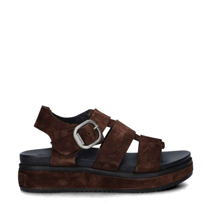 Shabbies Amsterdam Maro Bold sandalen – Bruin