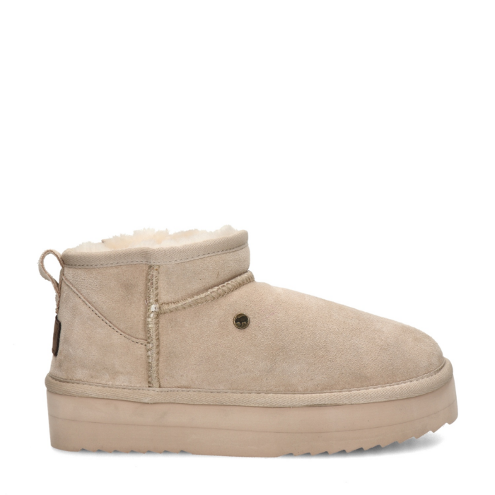 Warmbat Australia Durack Plateau gevoerde boots – Beige