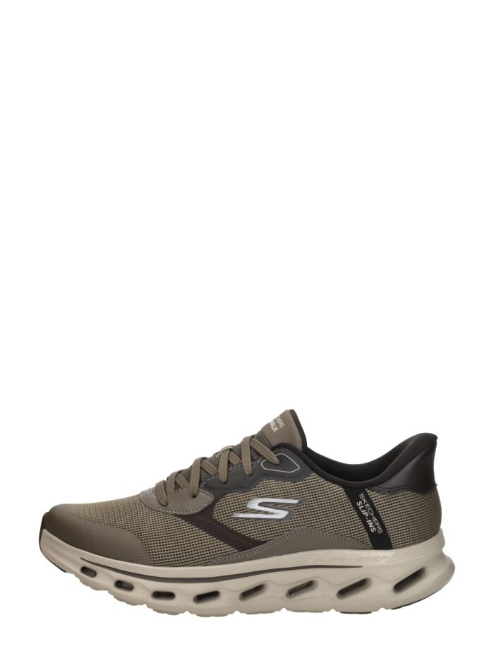 Skechers Go Walk Glide Step Slip-ins taupe Textiel