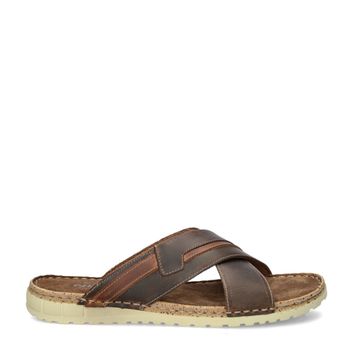 Nelson Forrest slippers – Bruin